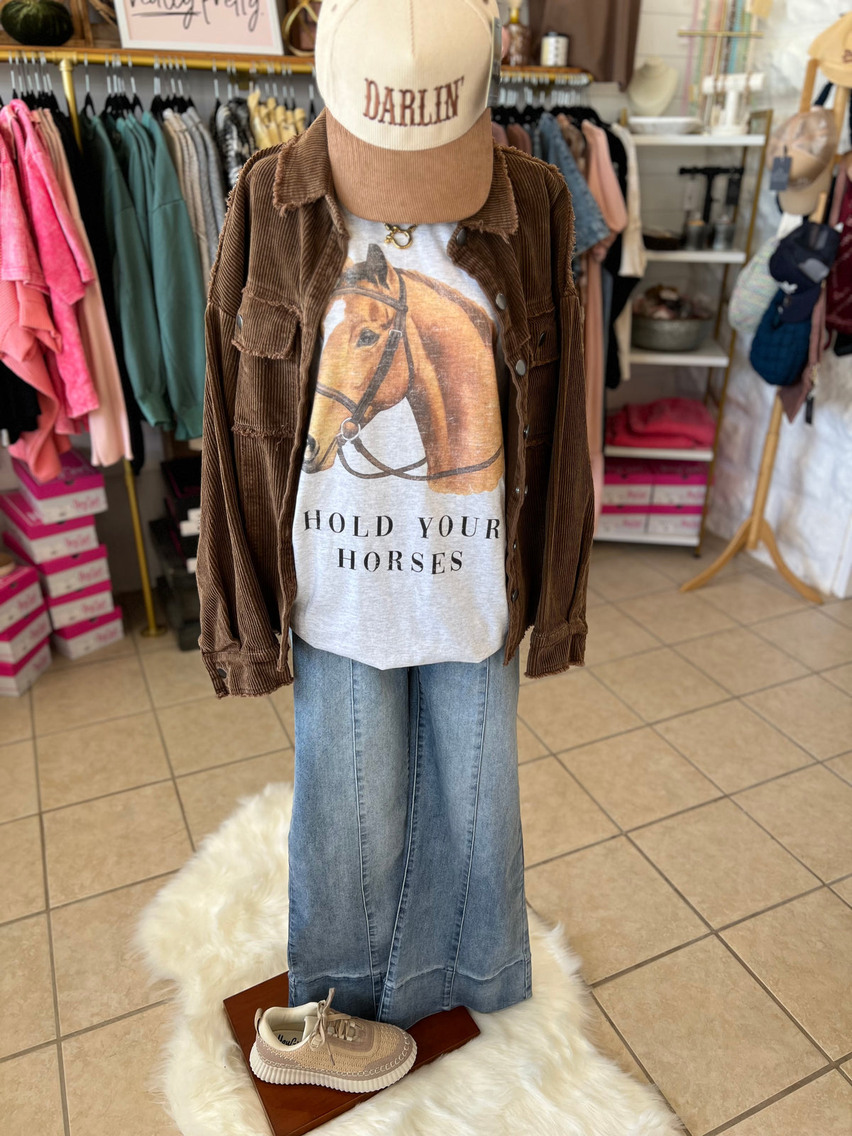 Hold Your Horses Graphic Tee