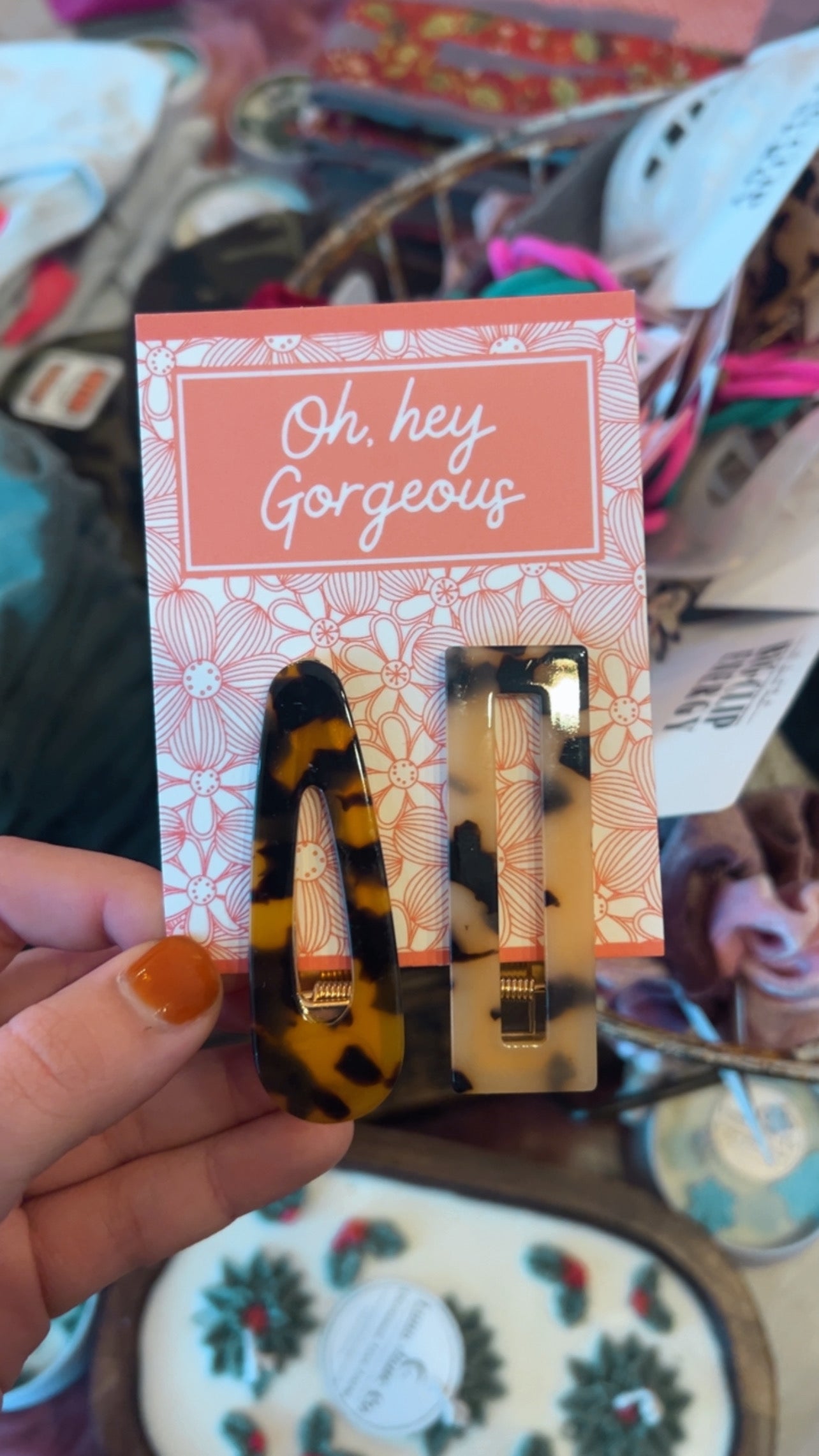 Gorgeous Tortoise Clip Hair Accessory
