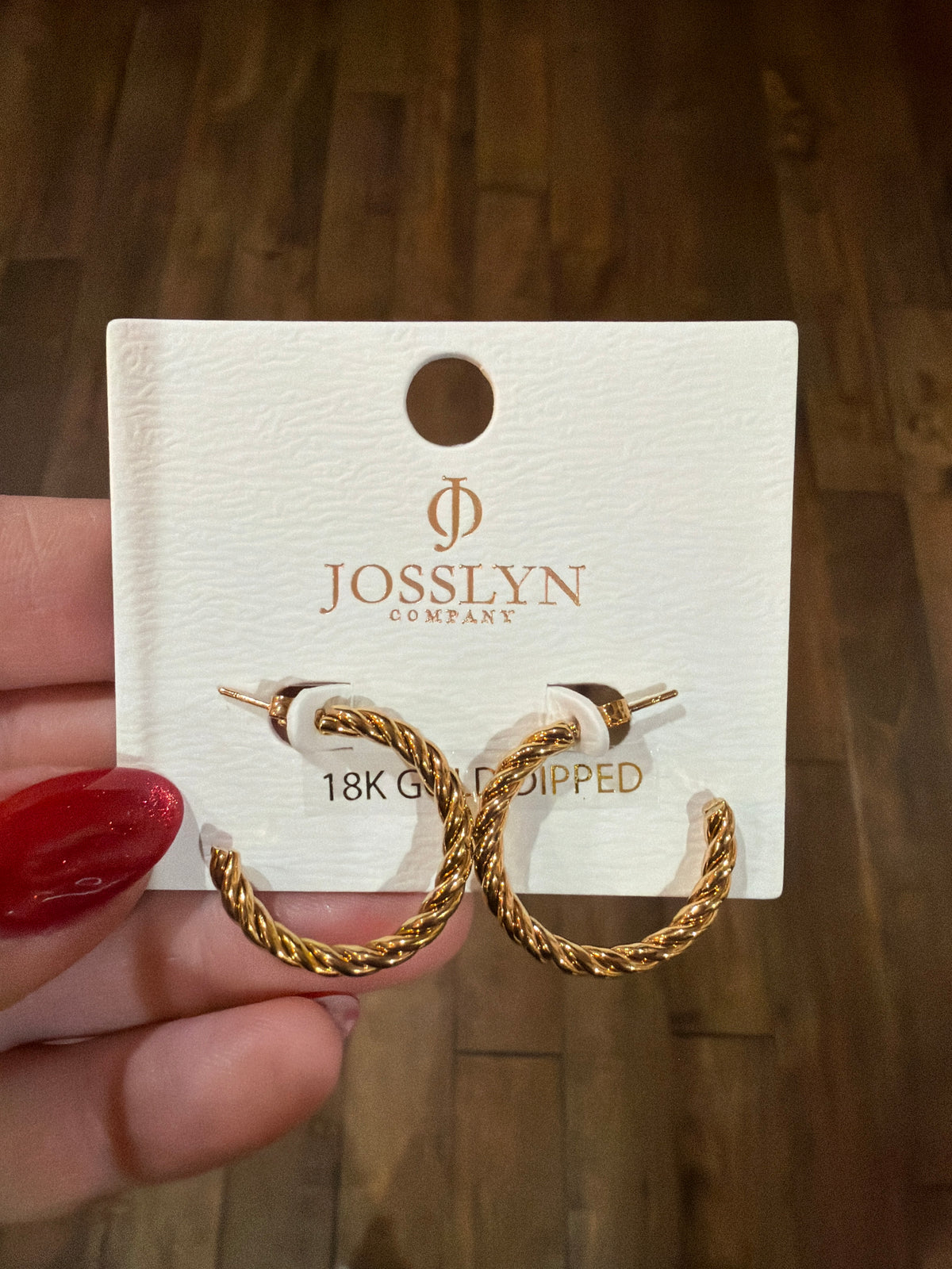 Twist Rope Huggies Hoop Earring