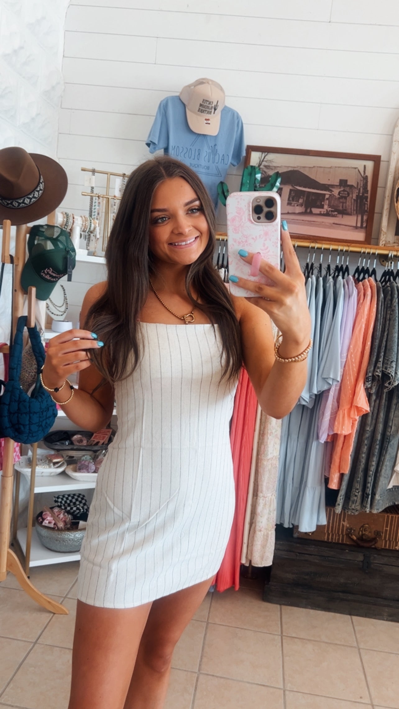 Stripe Shirt & Dress Set