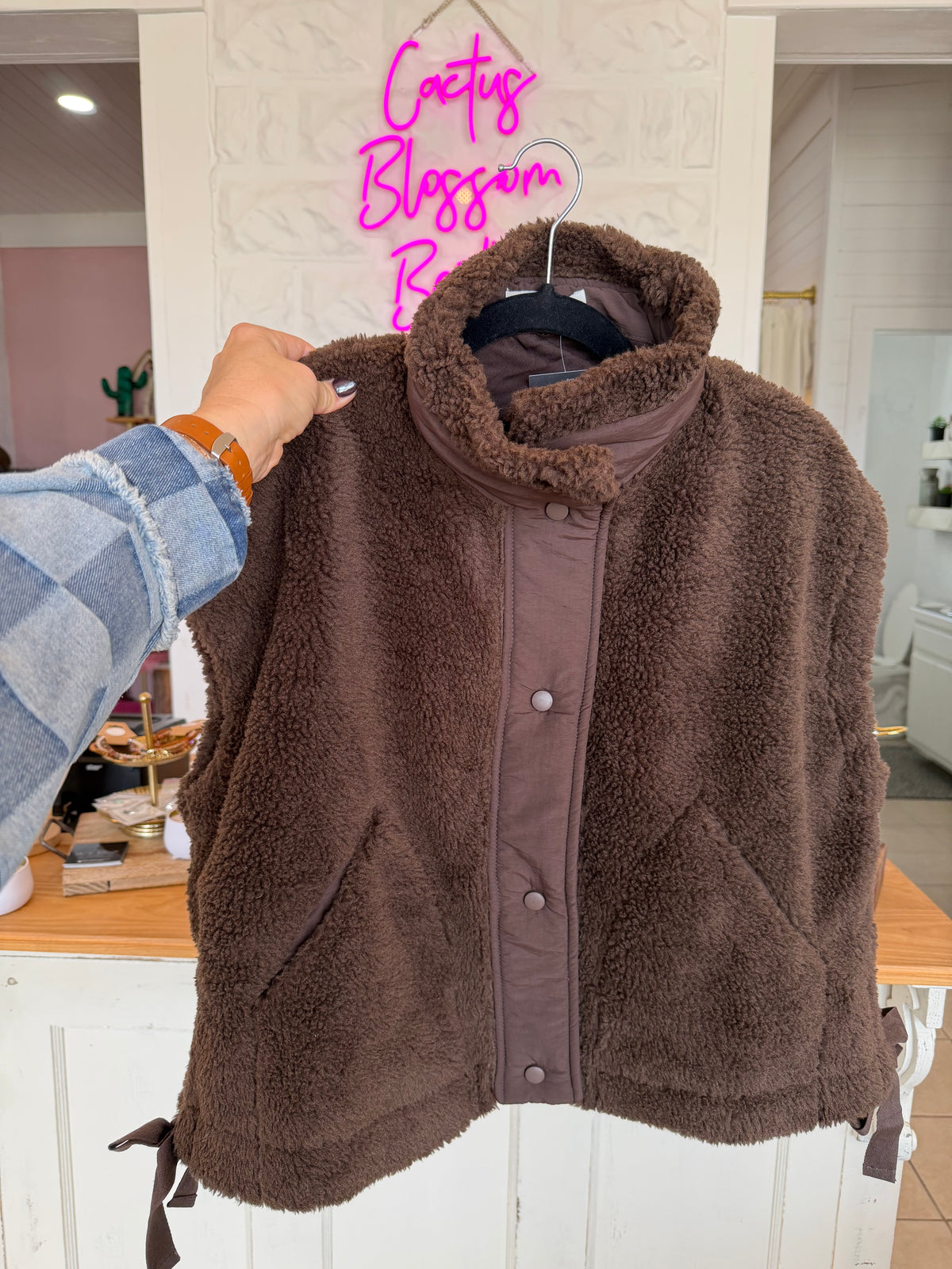 Cozy Sherpa Vest Jacket