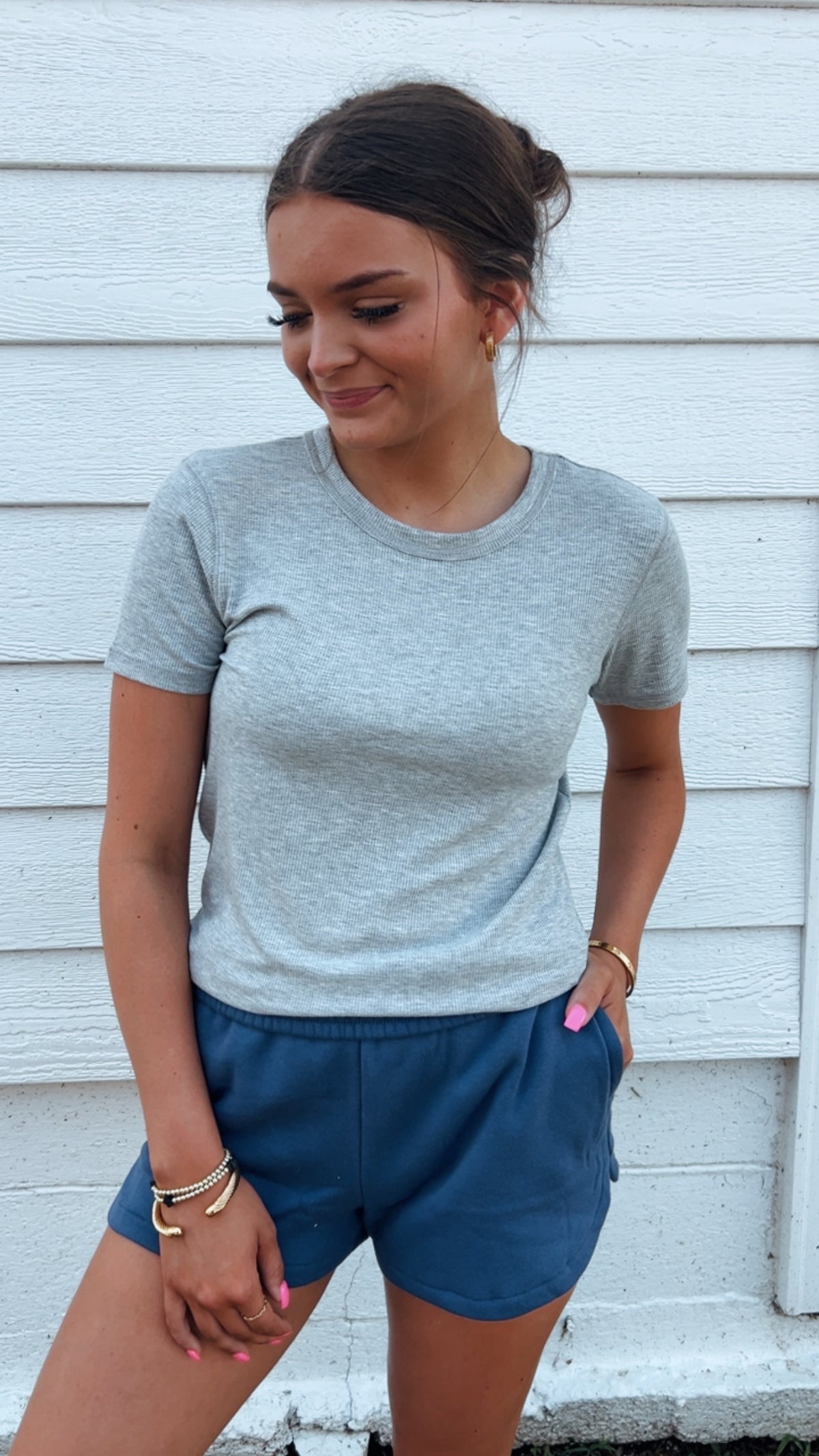 Ribbed Tee