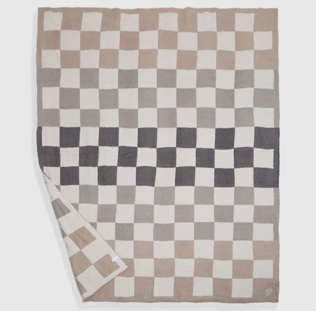 Multicolor Checkered ReversibleThrow Blanket
