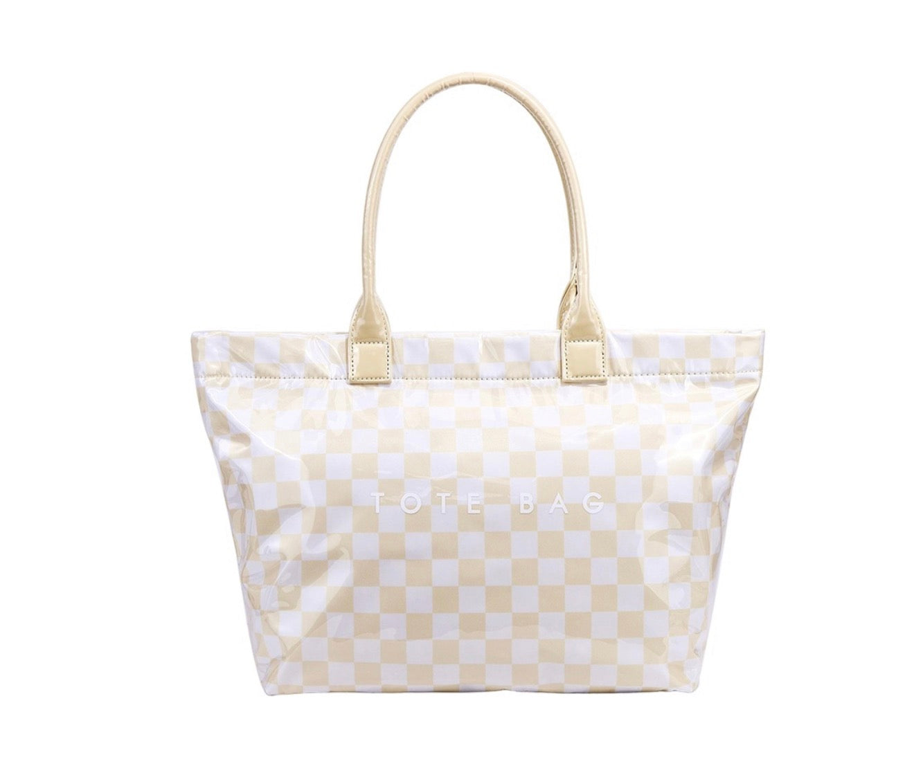 Checkered Tote Bag