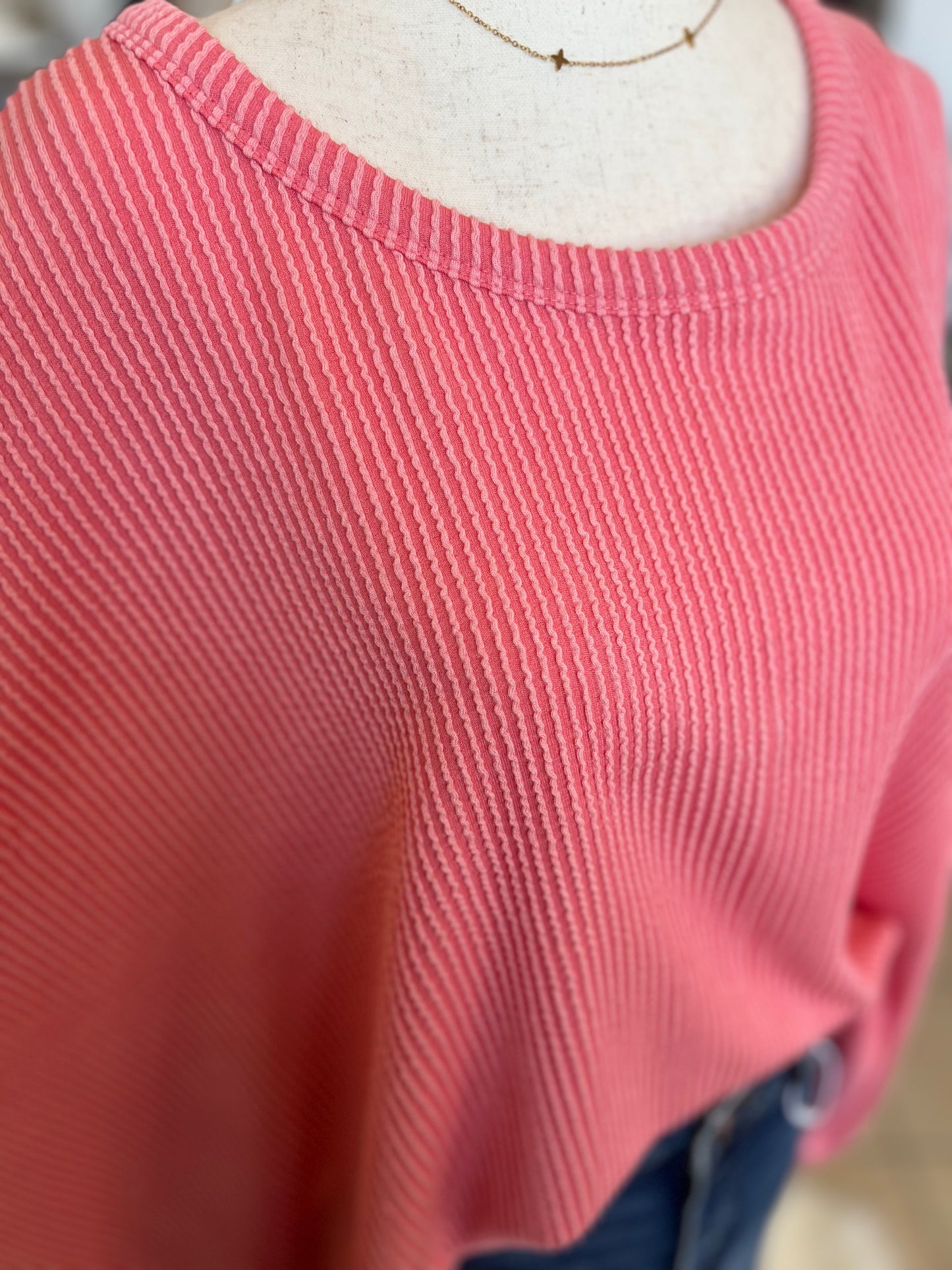 Andree by Unit Oversized Stretch Knit Top