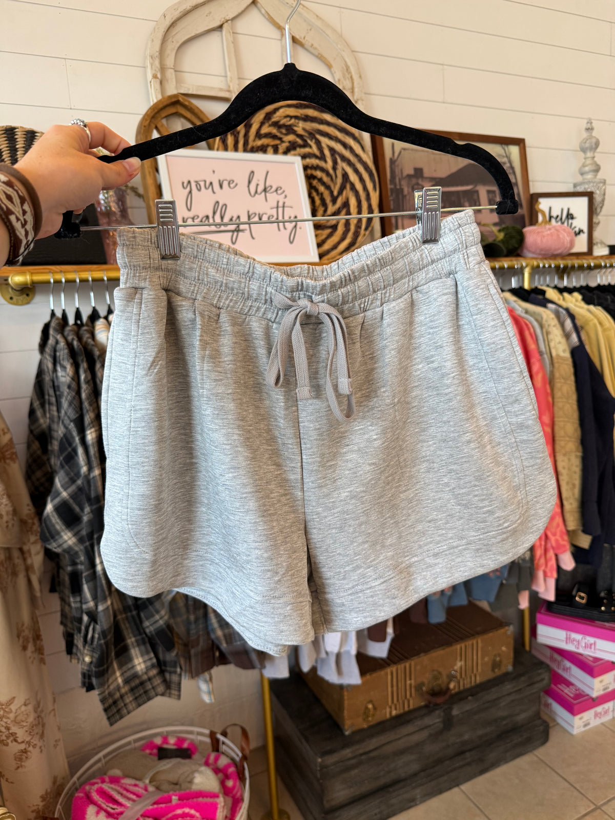 Elastic Waistband Lounge Shorts