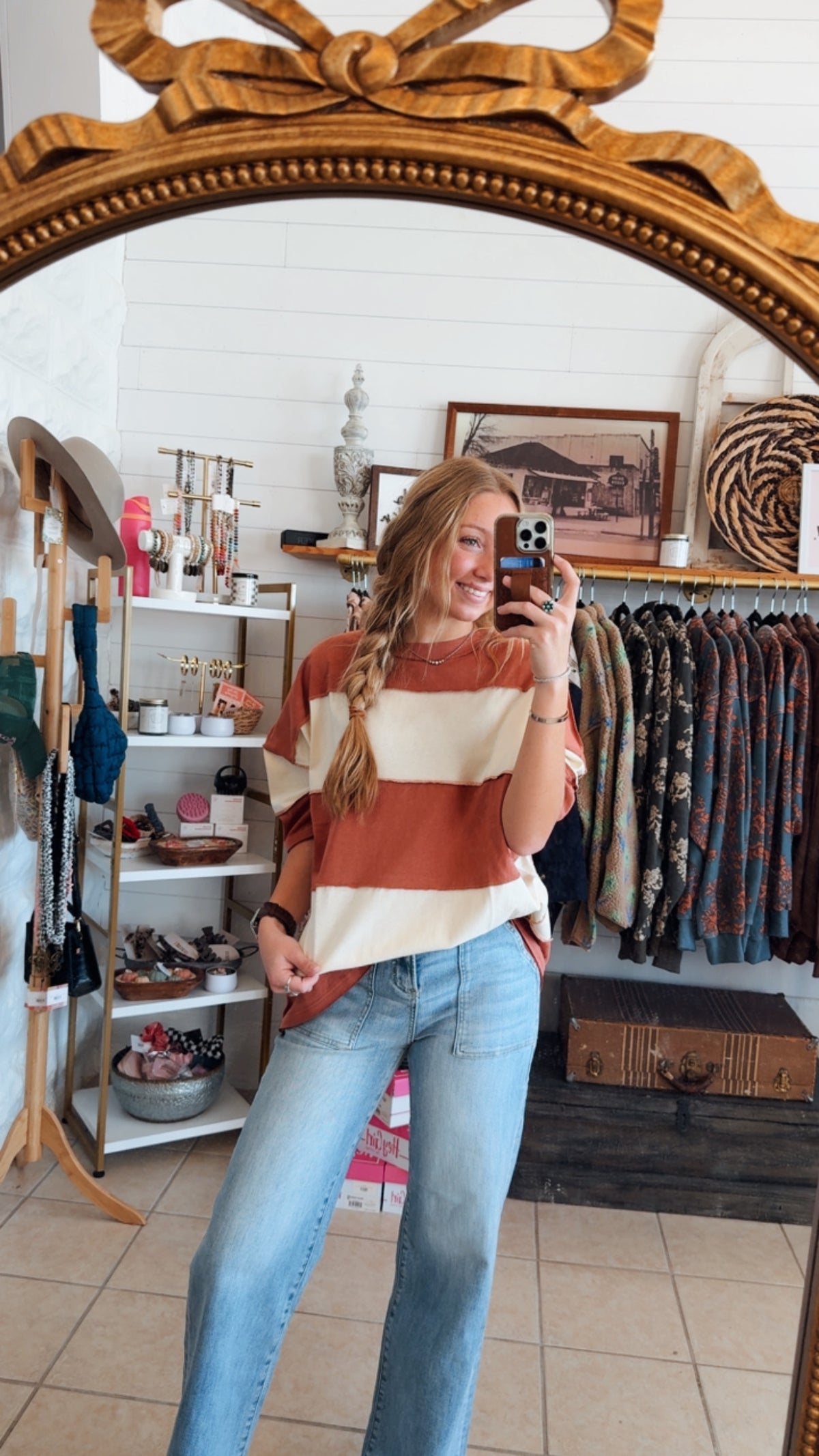 Polly Color Block Tee