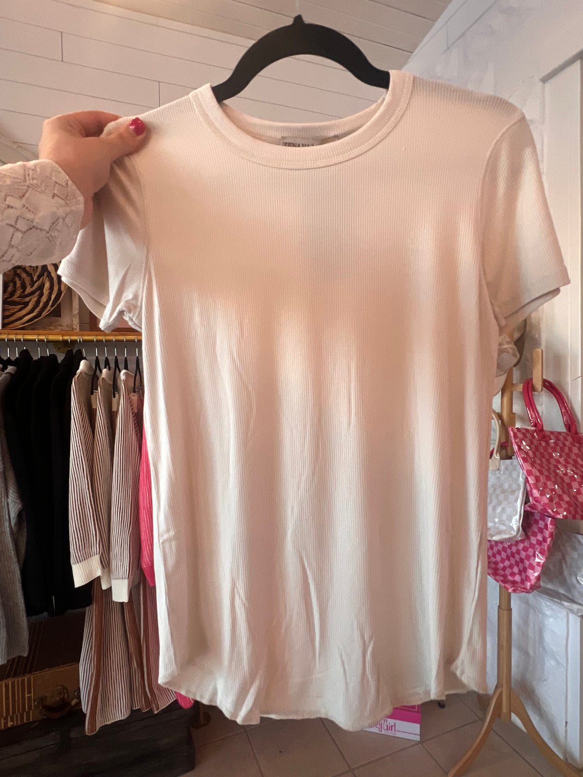 Ribbed Tee