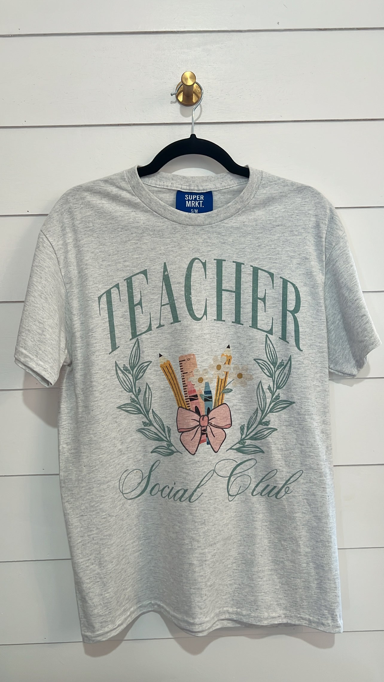 Teacher Social Club Oversized Graphic Tee