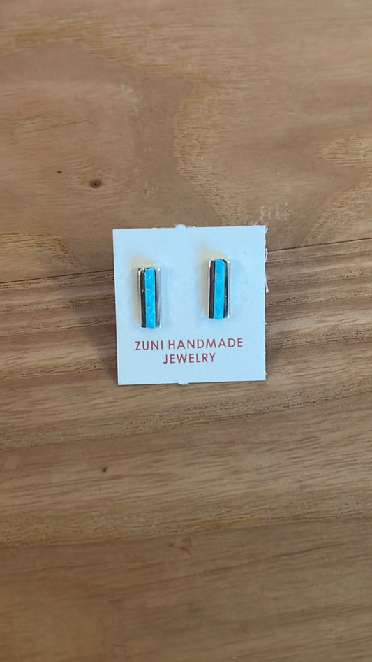 Turquoise Bar Earring