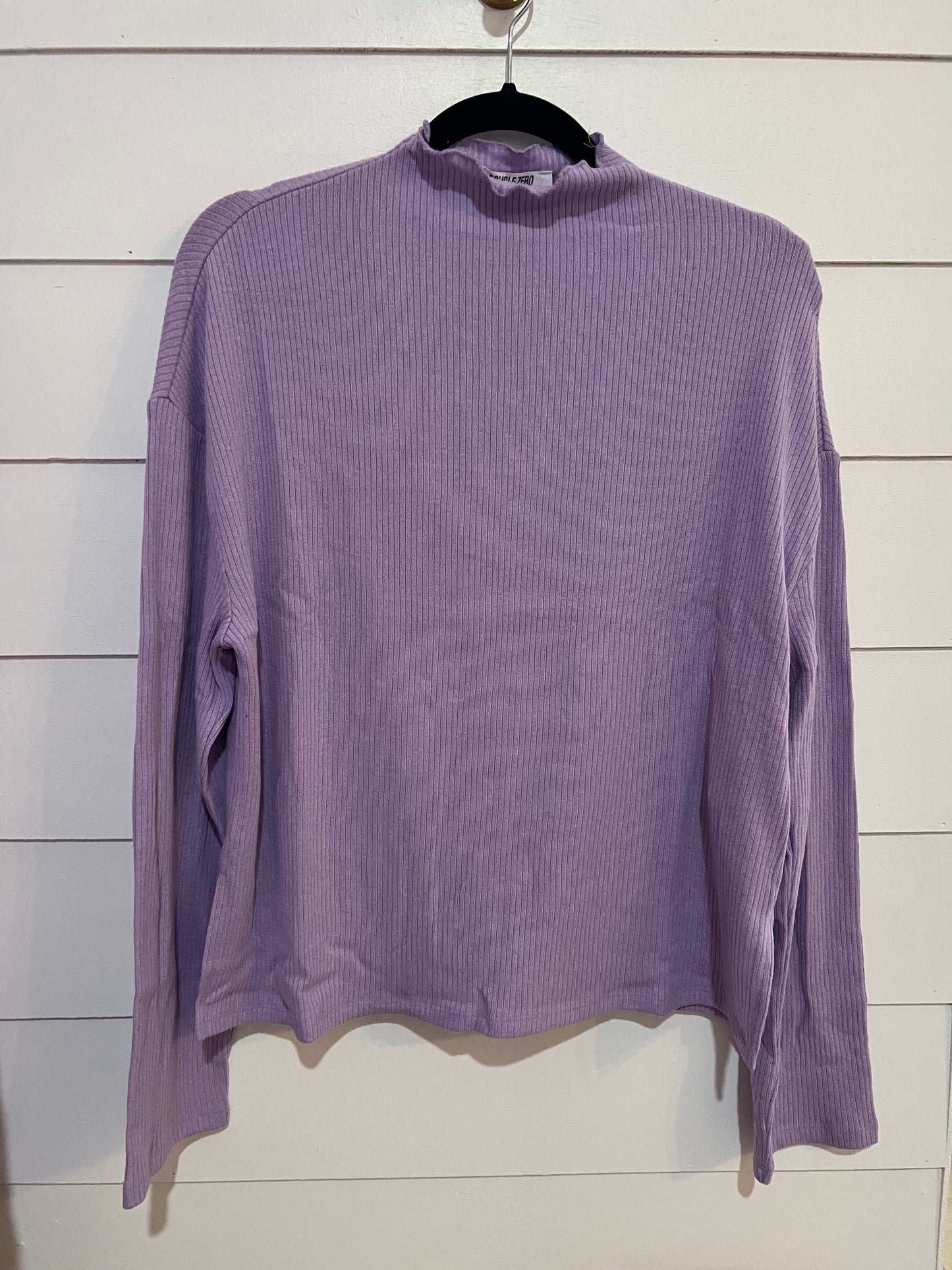 HYFVE Oversized High Neck Top with Side Slit