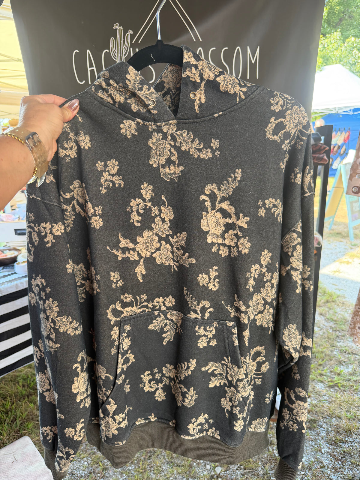 Printed Fleece Hoodie