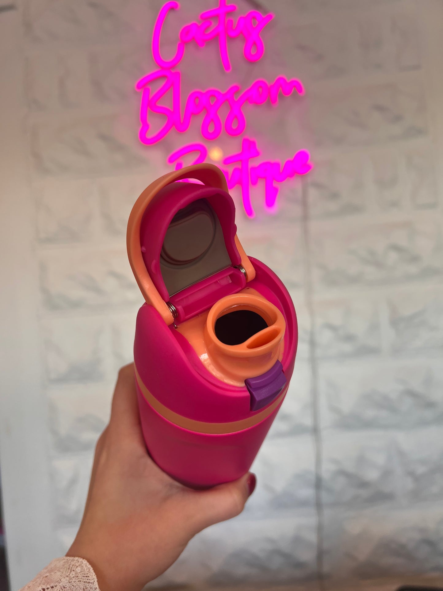 Snap Lid Insulated Stainless Steel Bottle