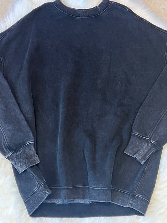 Oversized Crew Neck Sweatshirt