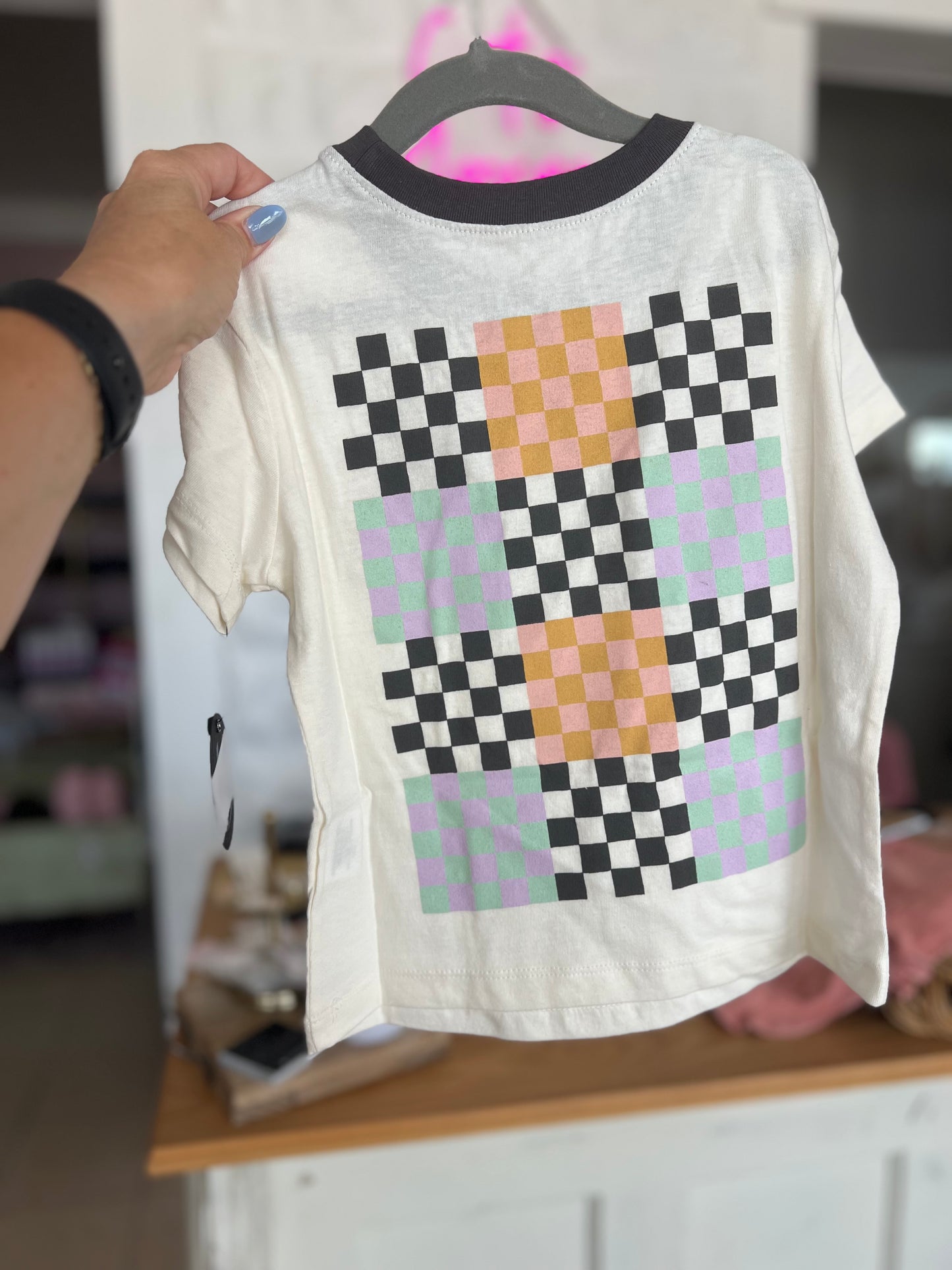 Vibes Check SS Boxy Youth Tee