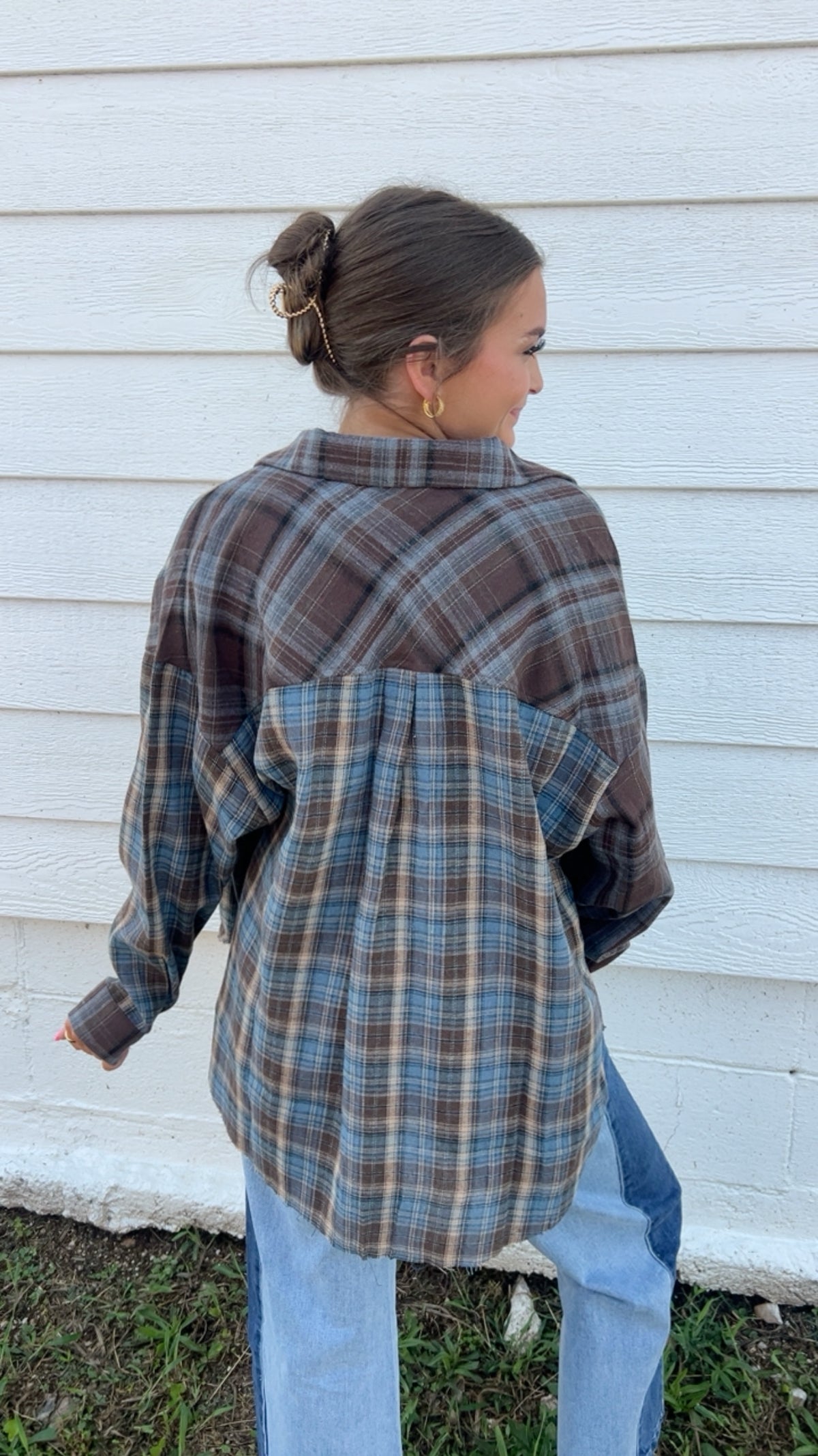 Kambrie Plaid Flannel Shirt