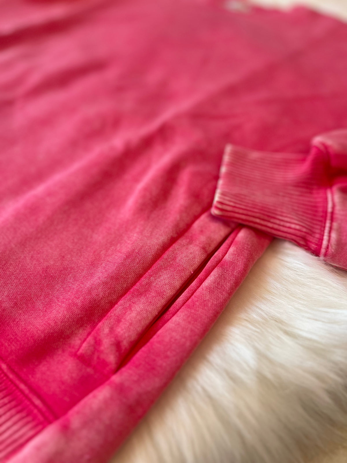Hi-Low Fleece Pullover