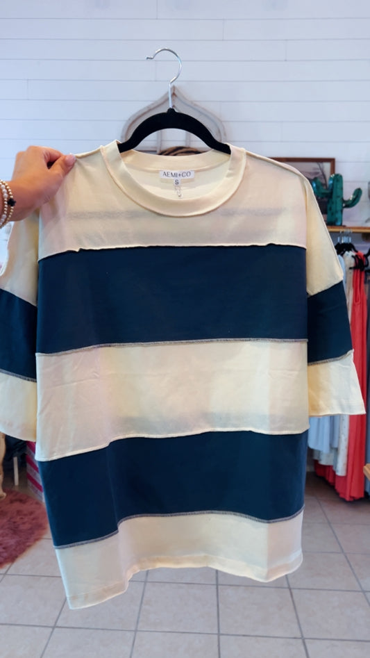 Polly Color Block Tee