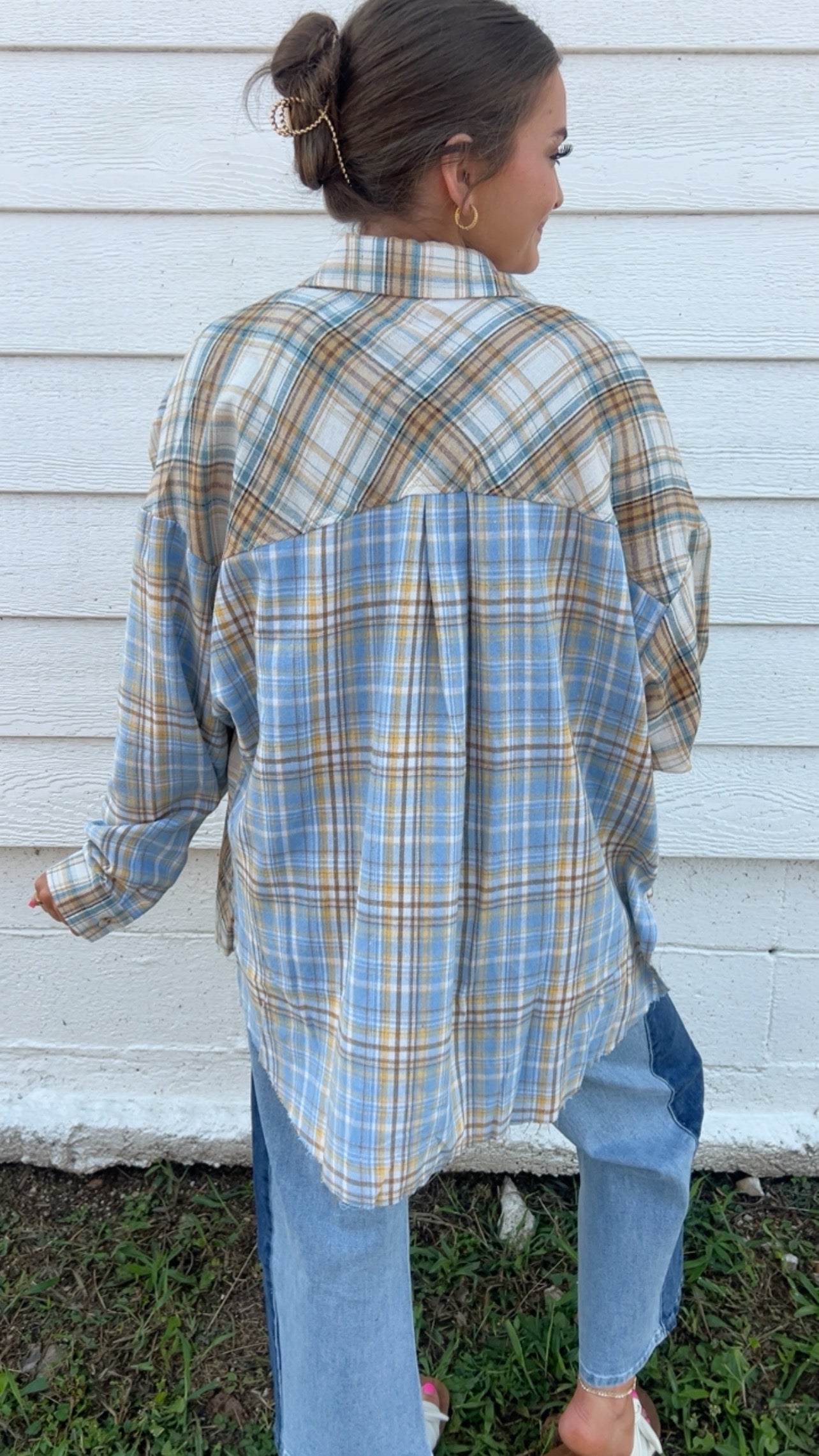 Kambrie Plaid Flannel Shirt