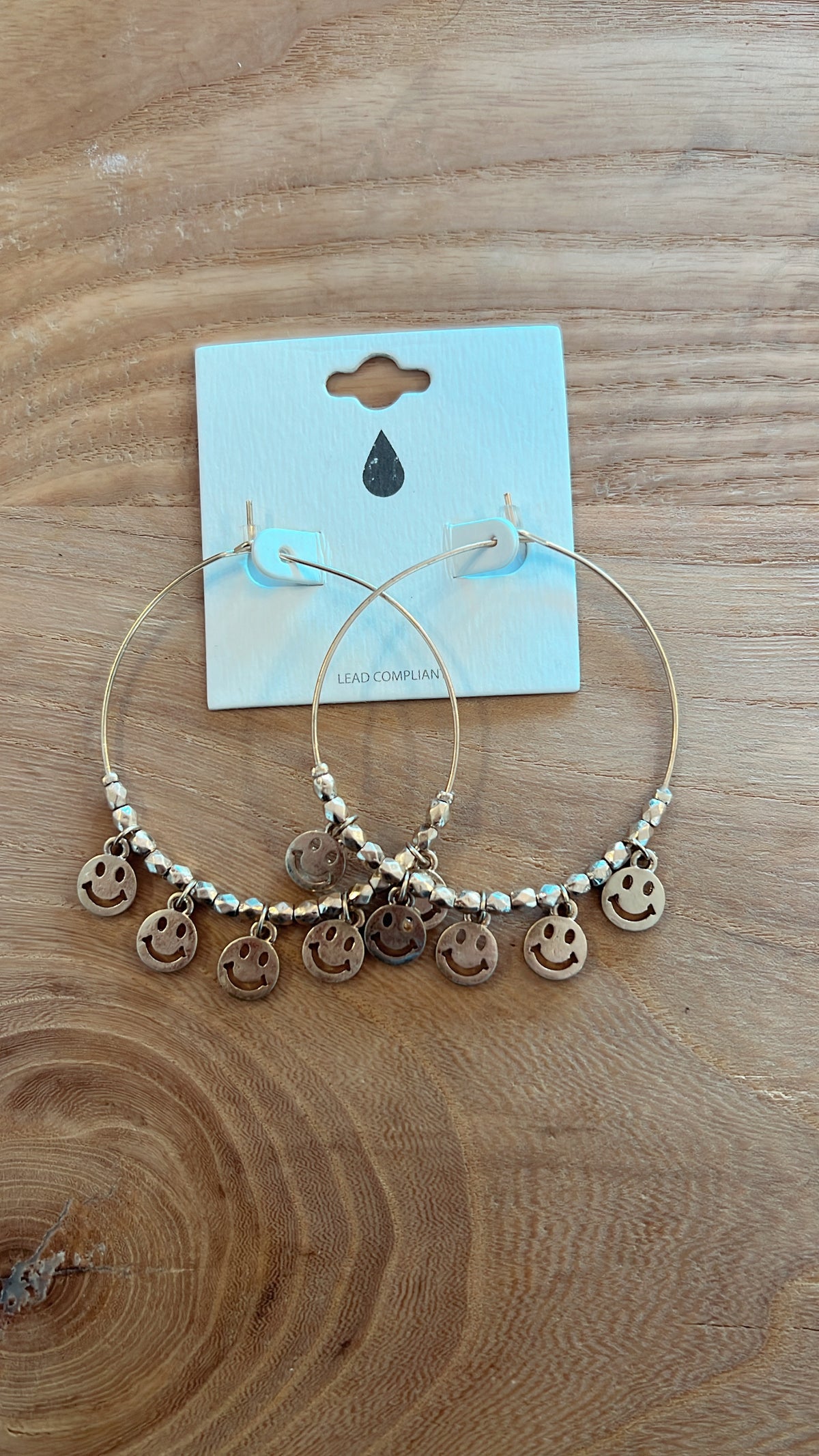 Gold Smile  Hoops