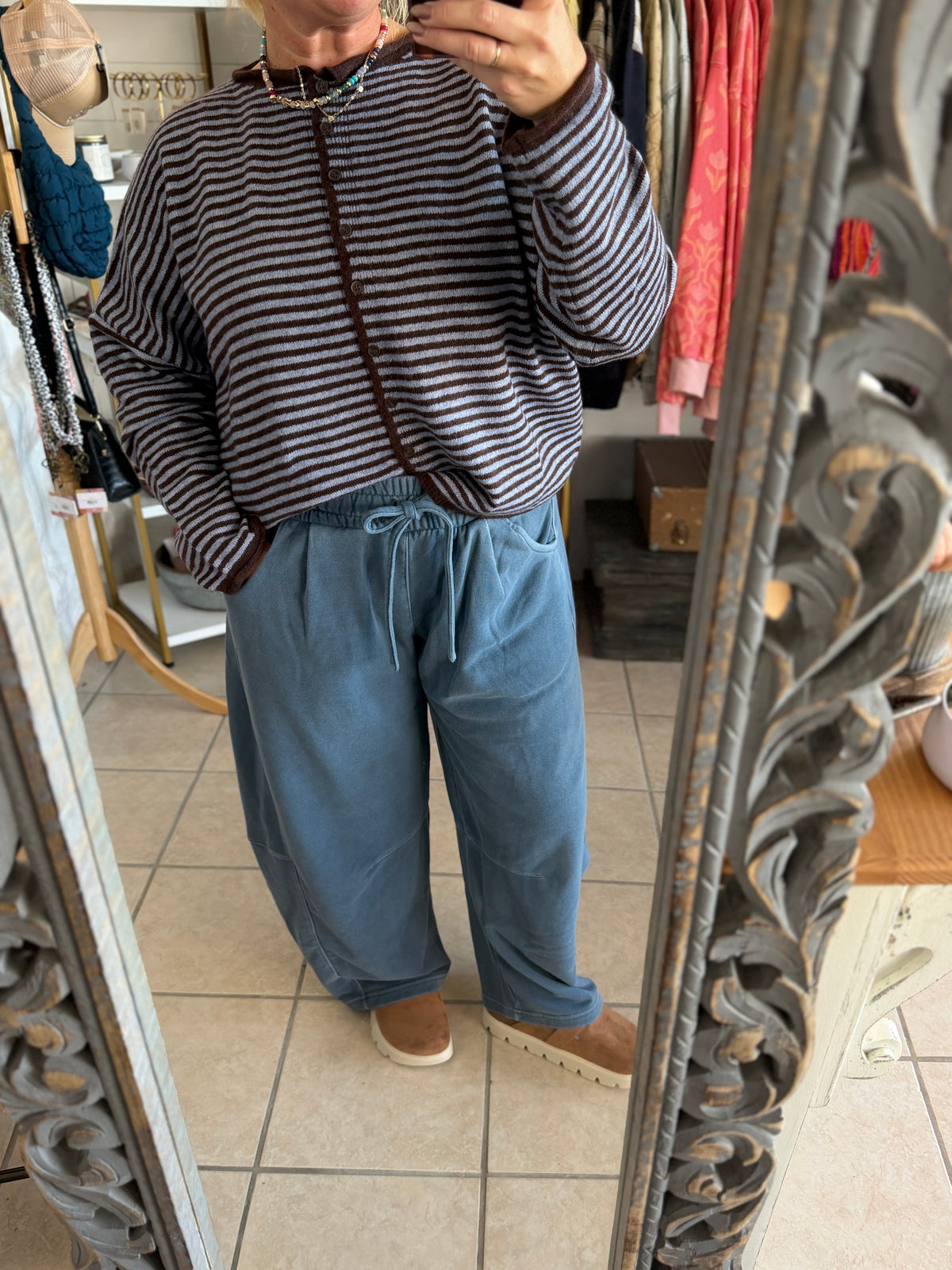 Barrel Leg Sweatpants