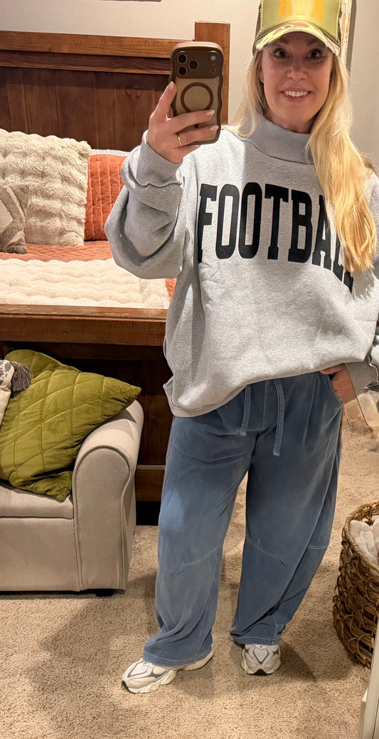 Football & Gameday Reversible Mockneck Sweatshirt