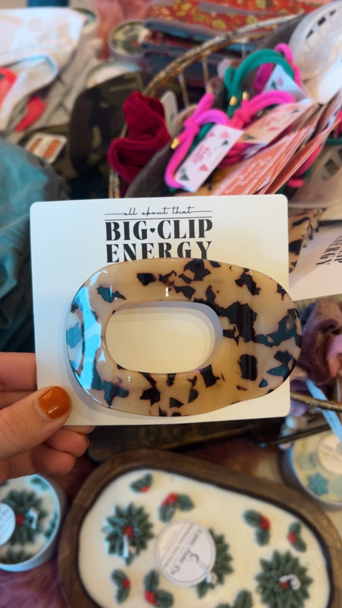 Large Flat Claw Clip