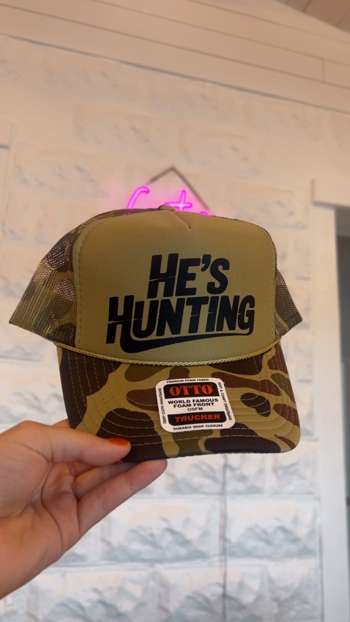 He’s Hunting Trucker Hat