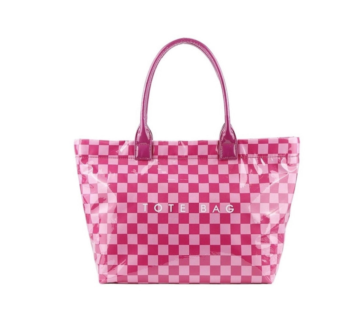 Checkered Tote Bag