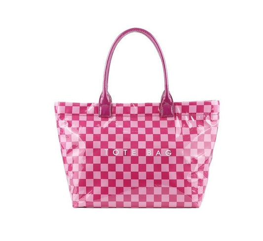 Checkered Tote Bag