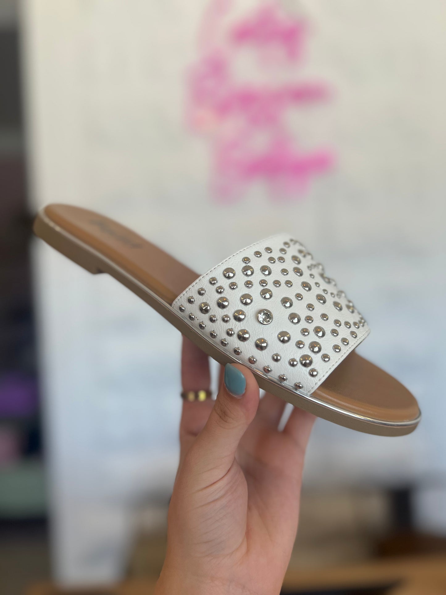 Corky's Hey Girl Bail Money White Sandal