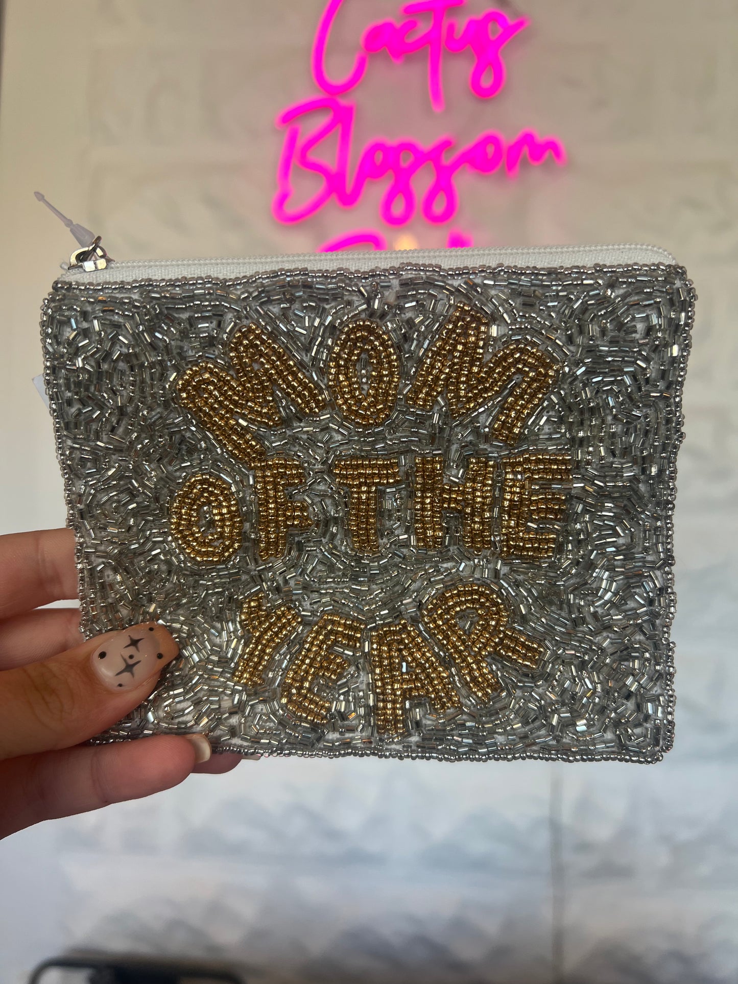 Mom of the Year Beaded Wallet